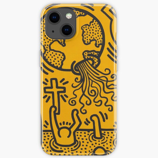 Keith Haring Painting iPhone Soft Case