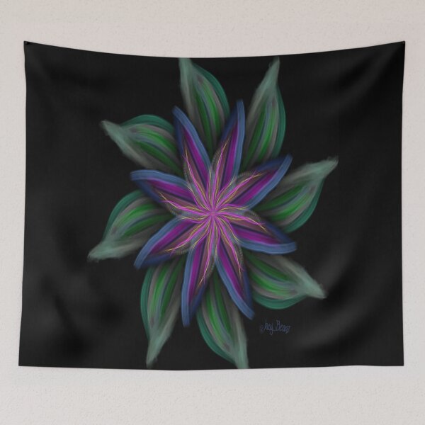 Item preview, When blue blooms designed and sold by busyBeanz.