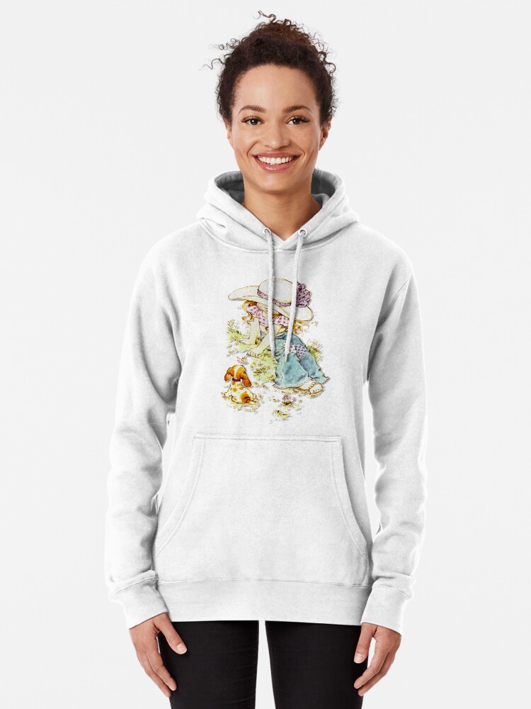 Sarah Kay with puppy Pullover Hoodie for Sale by jwebmarket