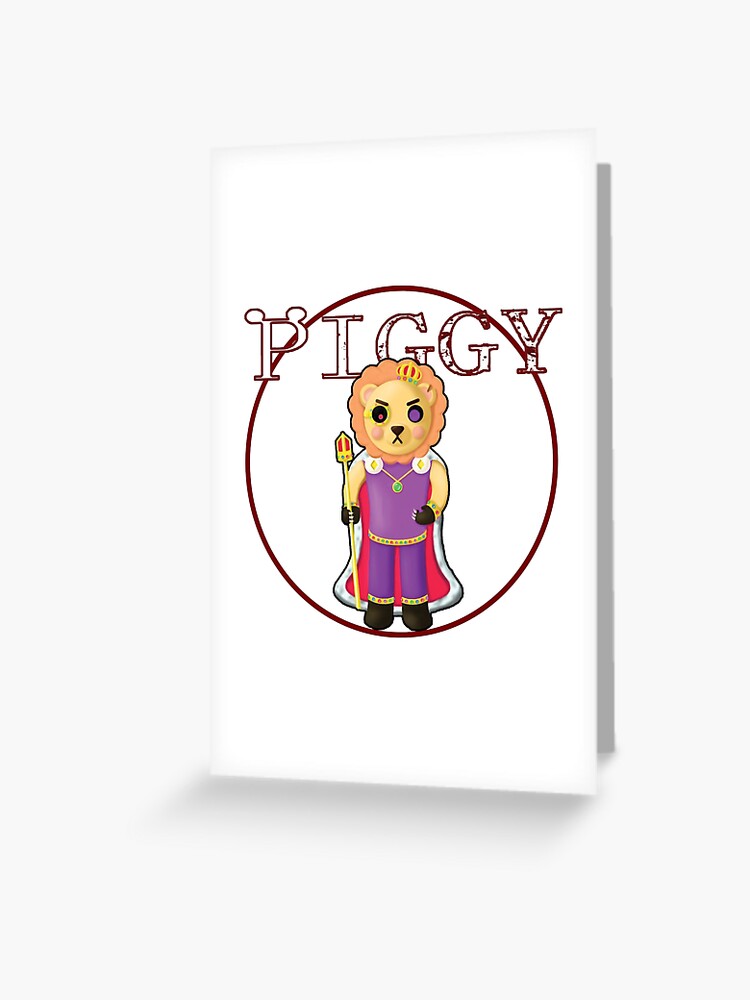 Piggy Roblox Roblox Game Roblox Characters Greeting Card By Affwebmm Redbubble - coach you on roblox