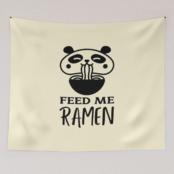 Item preview, Feed Me Ramen Quote With Cute Panda designed and sold by quoteology.