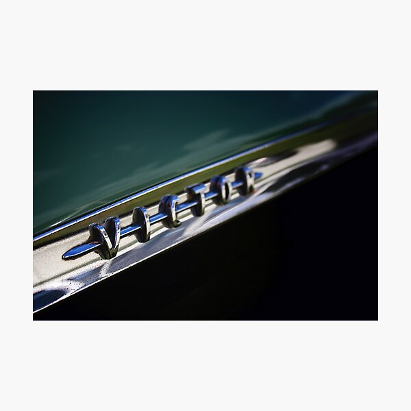 Vauxhall Victor Classic Car Badge Photographic Print