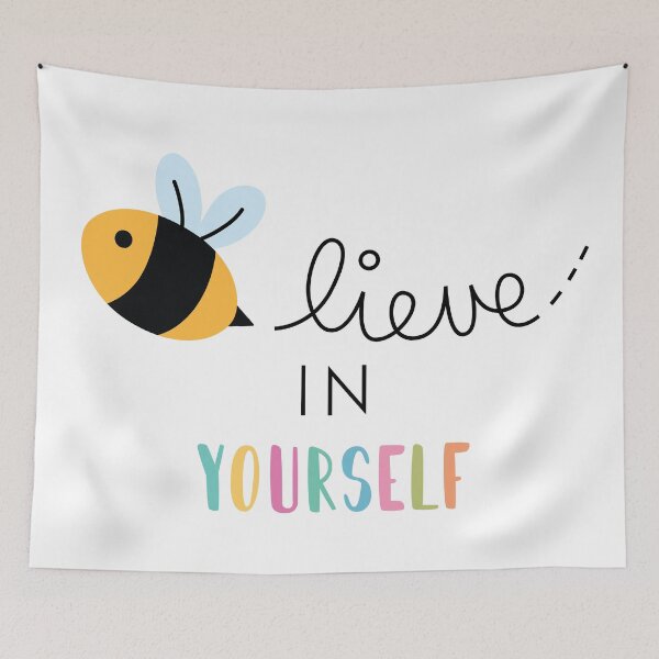Item preview, Beelieve in Yourself designed and sold by themoodydecor.
