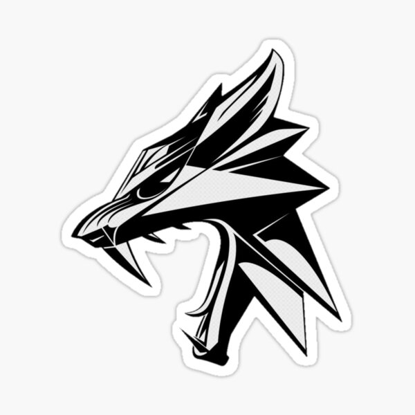 Wolf Witcher Sticker