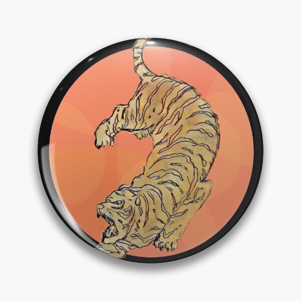 Item preview, Tiger red circle  designed and sold by Carverart.