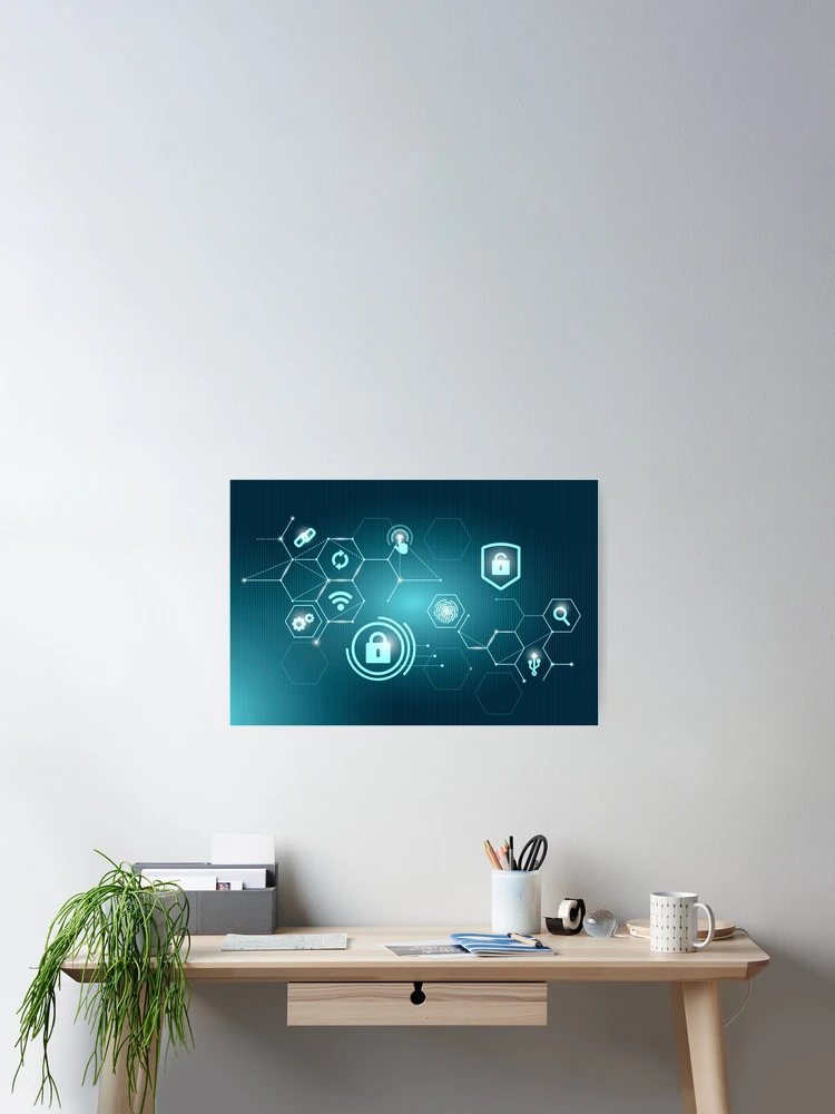 Thumbnail 2 of 3, Poster, Cybersecurity designed and sold by OpenConnection.