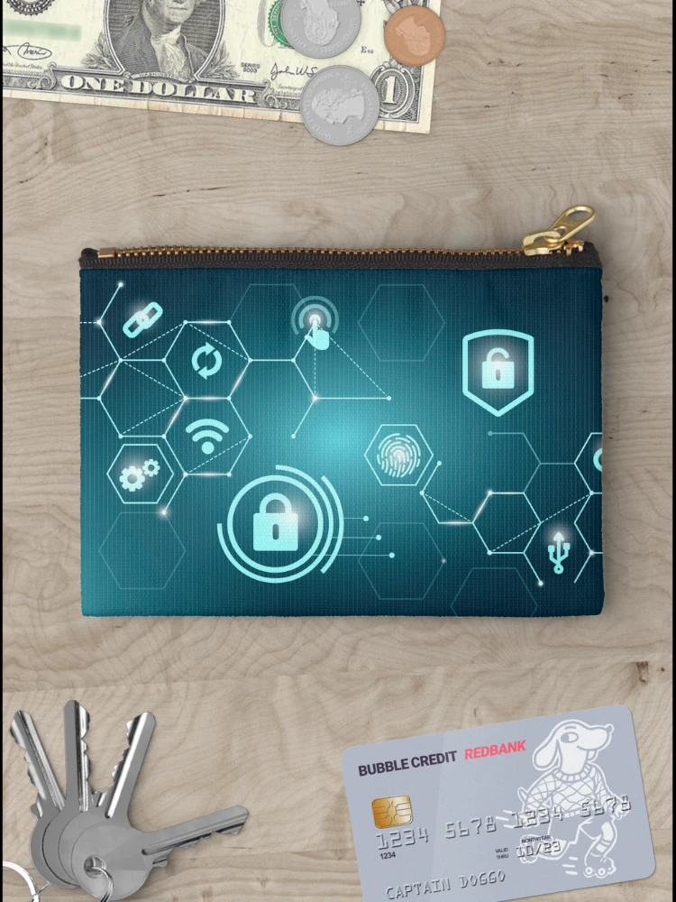 Thumbnail 3 of 4, Zipper Pouch, Cybersecurity designed and sold by OpenConnection.