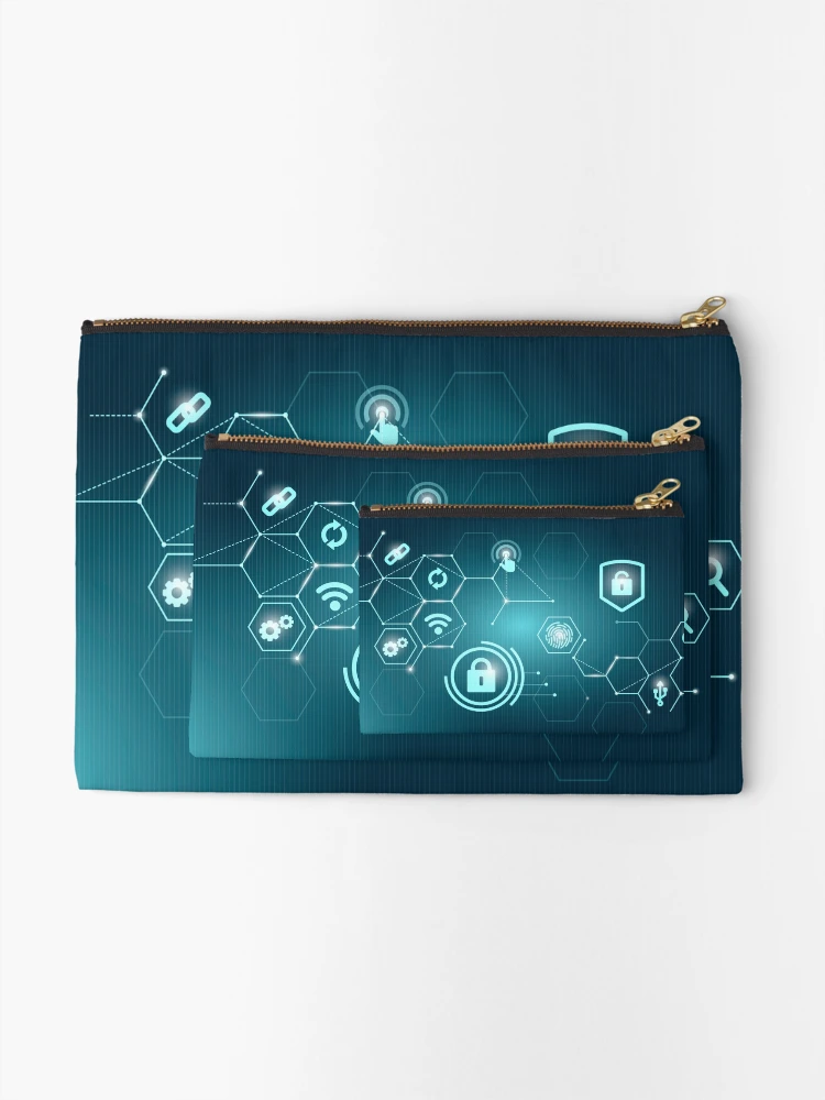 Thumbnail 2 of 4, Zipper Pouch, Cybersecurity designed and sold by OpenConnection.