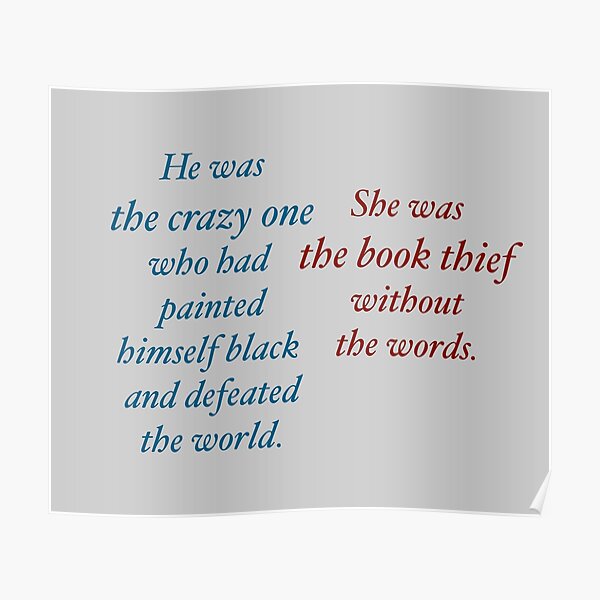 She was the Book Thief Poster
