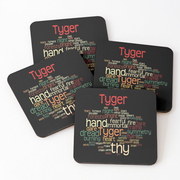 Item preview, Tyger, Tyger, burning bright.  William Blake-Word Cloud designed and sold by Tom Carpenter.