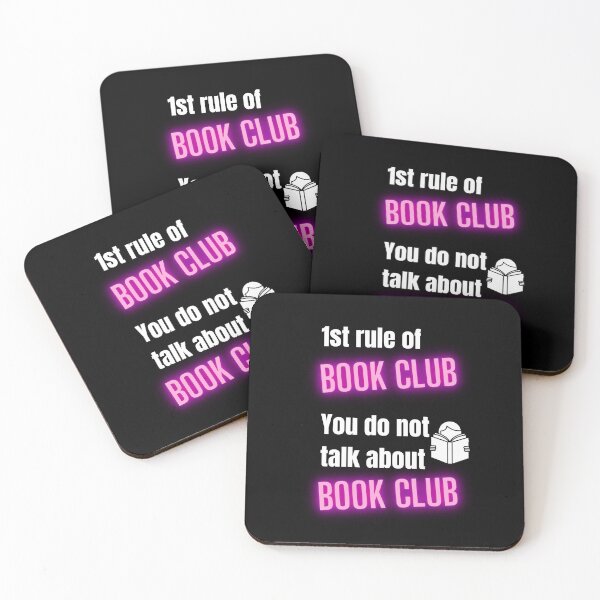 Item preview, 1st rule of BOOK CLUB White and Pink Text designed and sold by AtarangiDesigns.