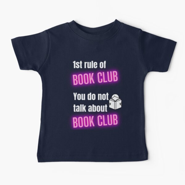 Item preview, 1st rule of BOOK CLUB White and Pink Text designed and sold by AtarangiDesigns.