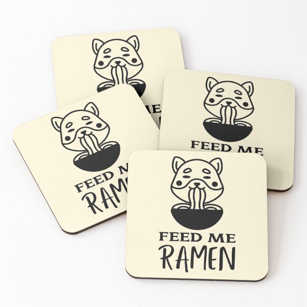 Item preview, Feed Me Ramen Quote With Cute dog designed and sold by quoteology.