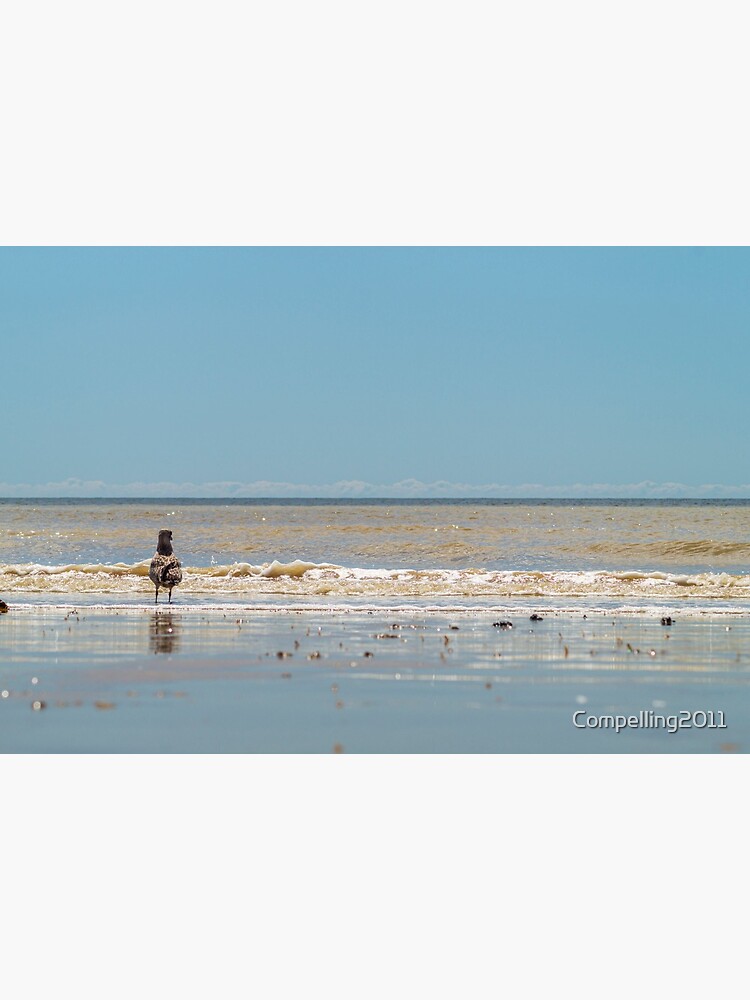 Thumbnail 2 of 2, Art Board Print, Staring out to sea designed and sold by Compelling2011.