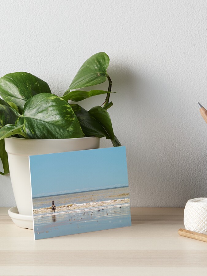 Thumbnail 1 of 2, Art Board Print, Staring out to sea designed and sold by Compelling2011.