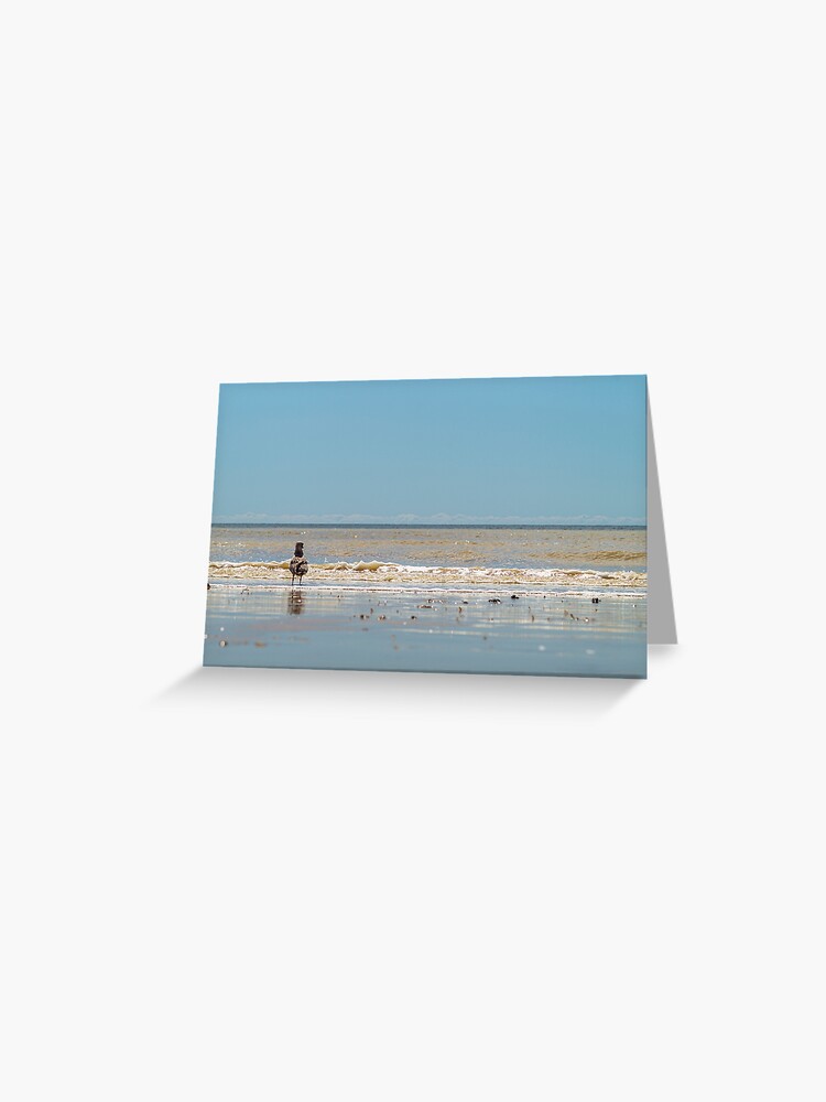 Thumbnail 1 of 2, Greeting Card, Staring out to sea designed and sold by Compelling2011.