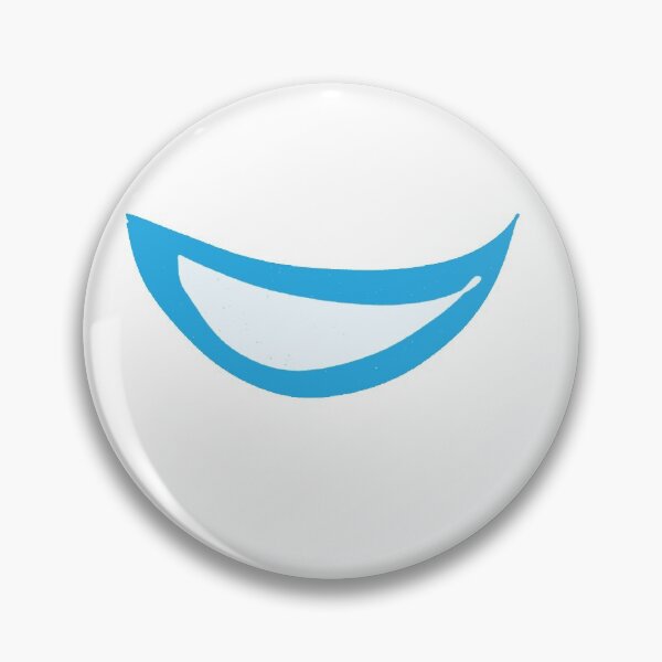 Artikelvorschau, Daff60 Digital Art - Mask Plus - blau-weißes Lächeln. entworfen und verkauft von David Hierons.