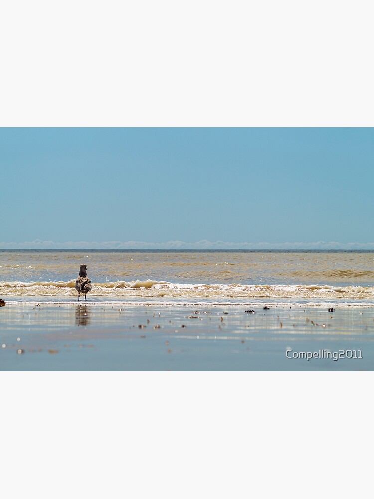 Thumbnail 2 of 2, Laptop Skin, Staring out to sea designed and sold by Compelling2011.