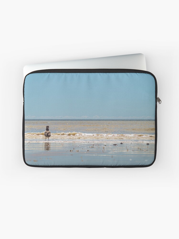 Thumbnail 1 of 2, Laptop Sleeve, Staring out to sea designed and sold by Compelling2011.