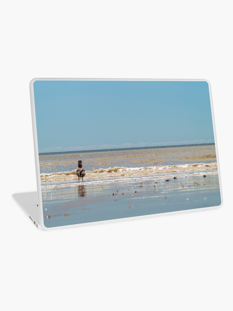 Thumbnail 1 of 2, Laptop Skin, Staring out to sea designed and sold by Compelling2011.