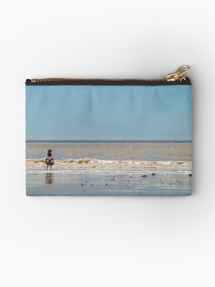 Thumbnail 1 of 4, Zipper Pouch, Staring out to sea designed and sold by Compelling2011.