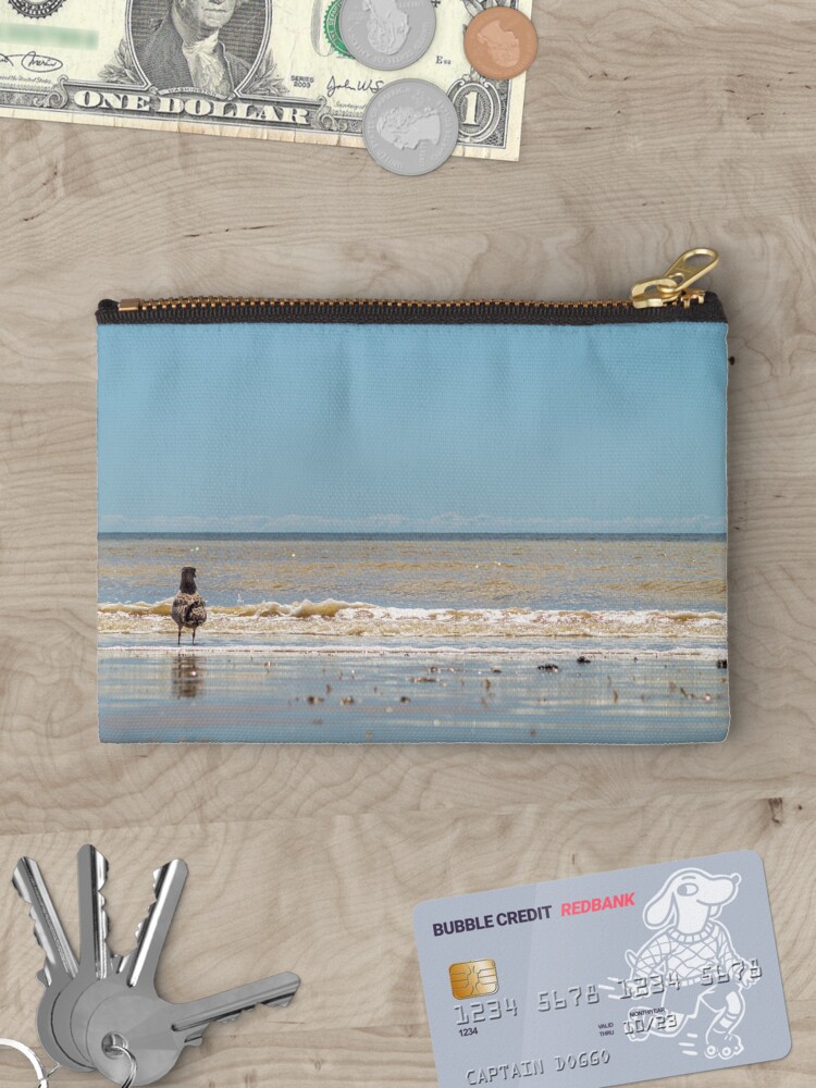 Thumbnail 3 of 4, Zipper Pouch, Staring out to sea designed and sold by Compelling2011.