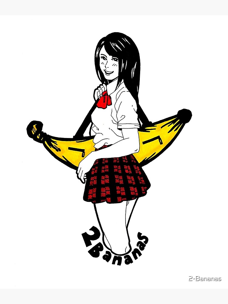 "Cute Banana Girl" Poster by 2Bananas Redbubble