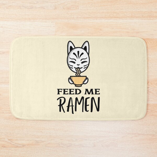 Item preview, Feed Me Ramen Quote With Fox Mask designed and sold by quoteology.