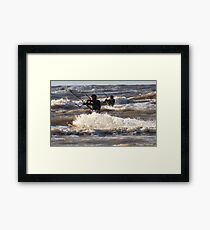 Kite Surfing - 1288 Framed Print
