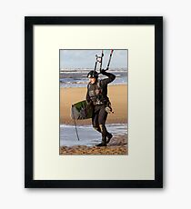 Kite Surfing - 1264 Framed Print