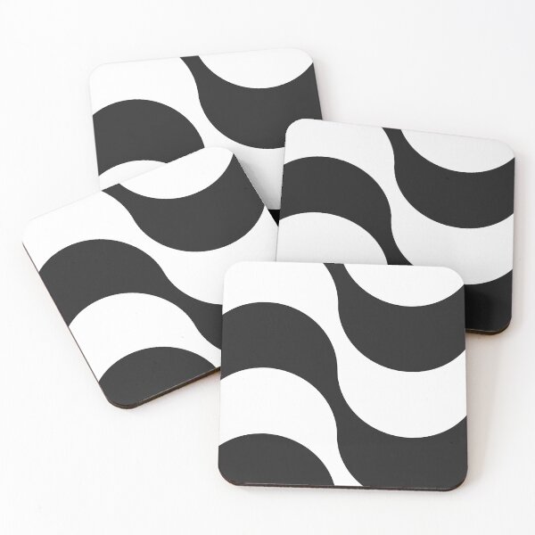 Item preview, Black and White complementary wave pattern designed and sold by Soulreaper98.