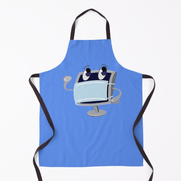 Item preview, logo print computer in medical mask designed and sold by undinam84.
