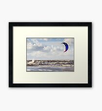 Kite Surfing - 1274 Framed Print