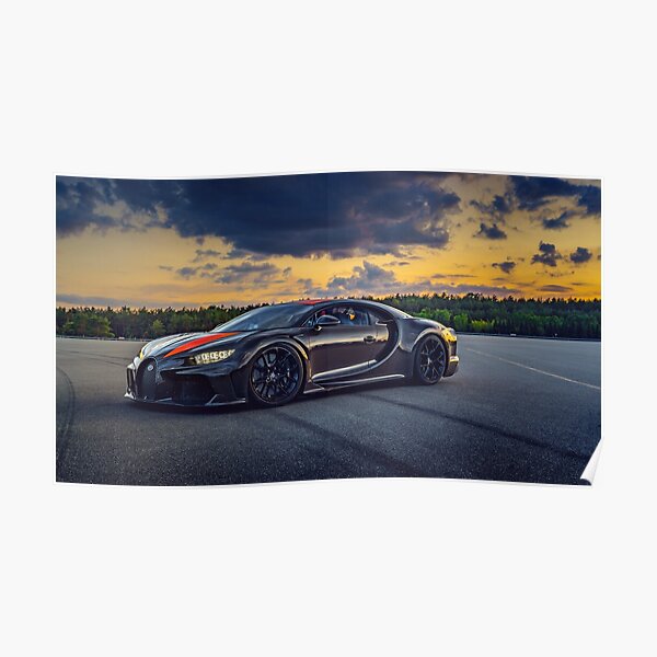 Bugatti Chiron Poster