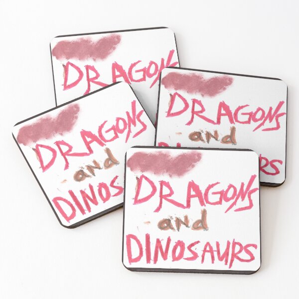 Item preview, Art in the Time of Corona Virus - Dragons and Dinosaurs designed and sold by seasonsof7.