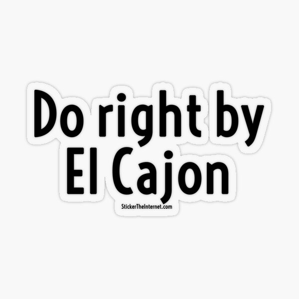 El Cajon Stickers Redbubble