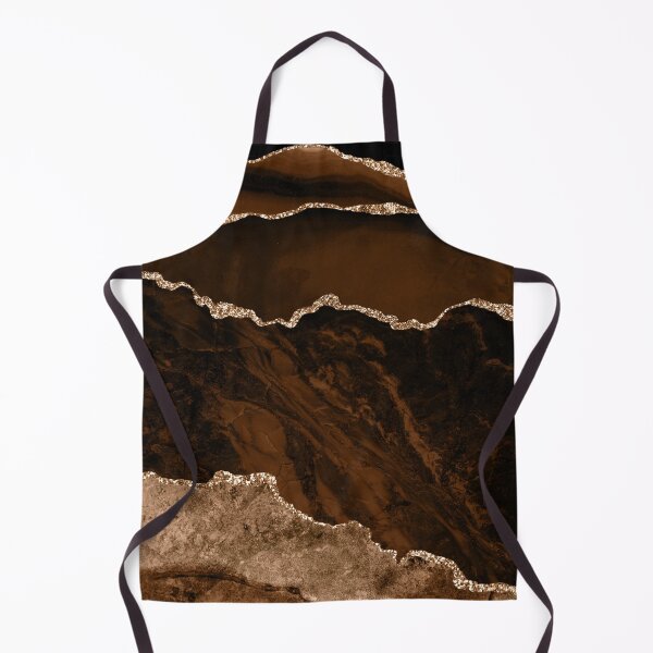 Item preview, Abstract Brown & Gold Modern Geode Agate Design designed and sold by Paulele.