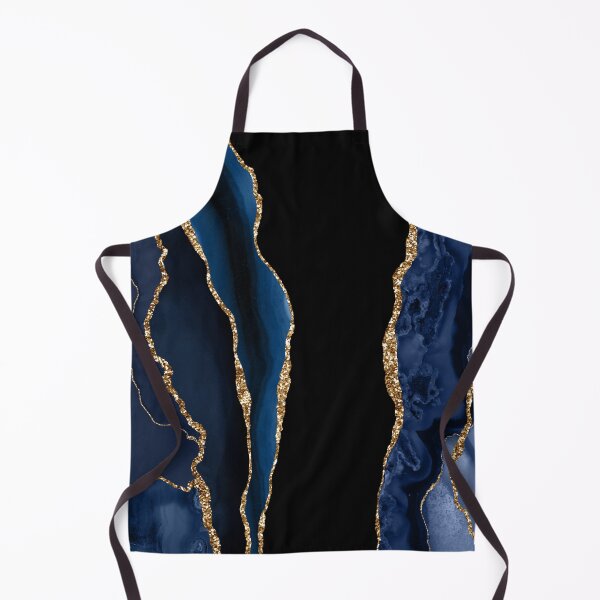 Item preview, Abstract Blue and Gold Modern Geode Agate Design designed and sold by Paulele.