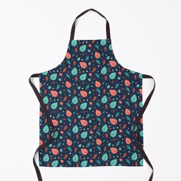 Item preview, Modern Leaf And Stars Pattern designed and sold by ontenno-designs.