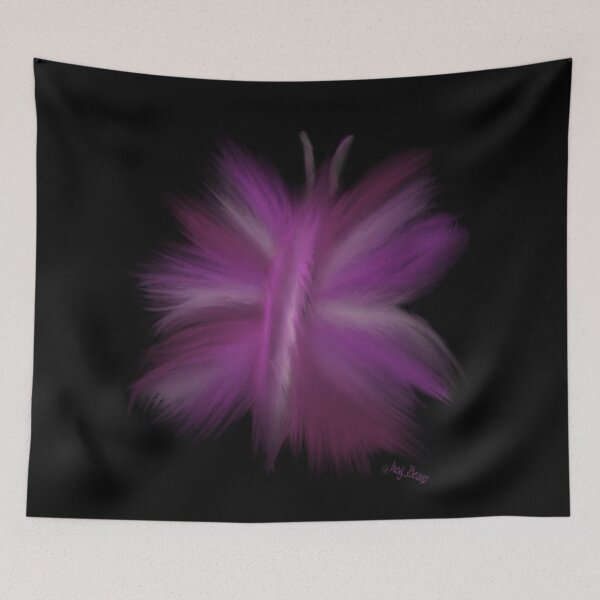 Item preview, Pink butterfly flutters in the night designed and sold by busyBeanz.