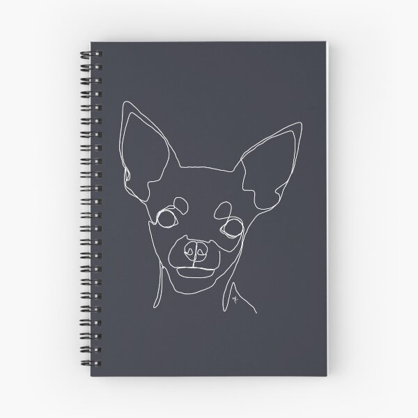 Item preview, Chihuahua One Line White Illustration designed and sold by noiza.