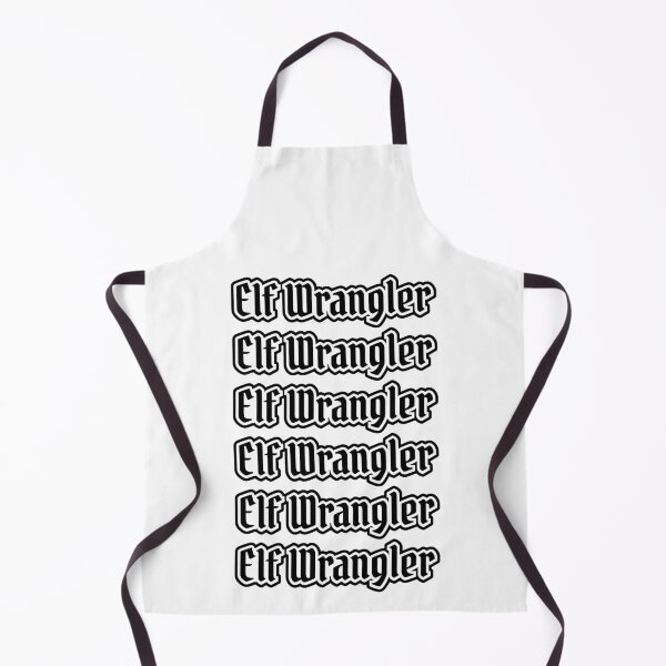 Item preview, Elf Wrangler - Repeat Black Outline designed and sold by WPahat.
