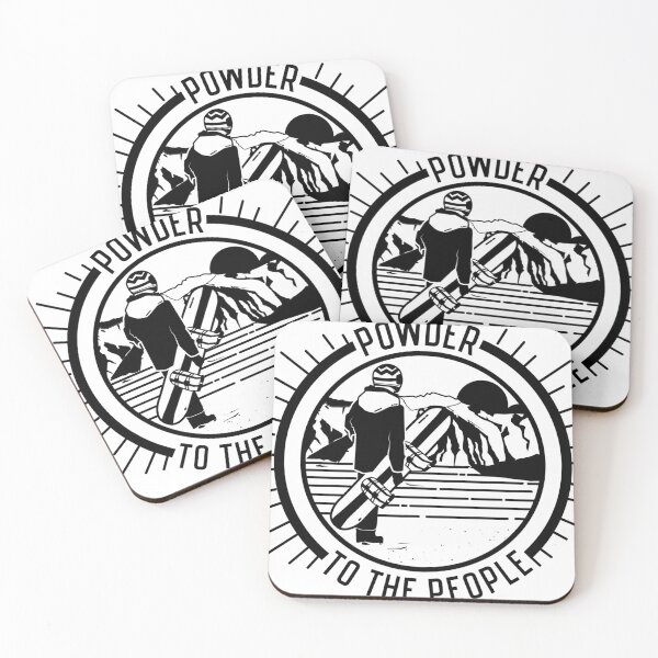 Item preview, Powder to the people  designed and sold by Snow N Surf Rider Society.
