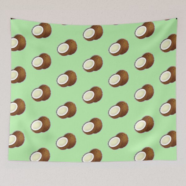 Item preview, I COCONUT COMPREHEND - Cute Tropical Wonder Coconut Fruit Design Glitching Effect designed and sold by NamColors.