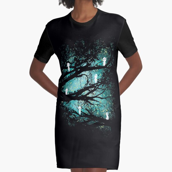 Tree Spirits Graphic T-Shirt Dress