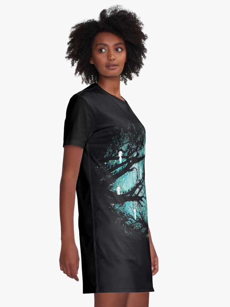 Alternate view of Tree Spirits Graphic T-Shirt Dress