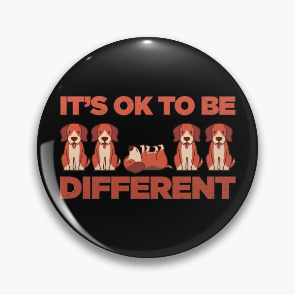 Item preview, It's Ok To Be Different Dog designed and sold by artworkbyrihen.