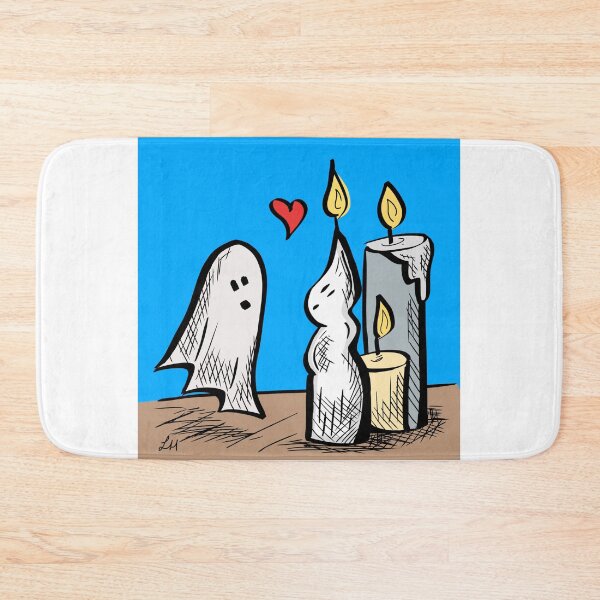 Item preview, Cute ghost in love. It's complicated.  designed and sold by ArtbyPriscilla.