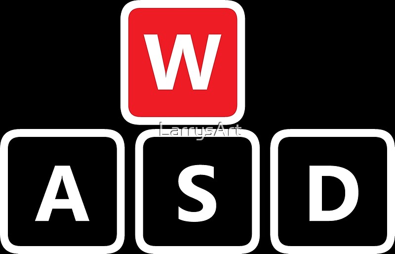 "WASD" by LarrysArt | Redbubble