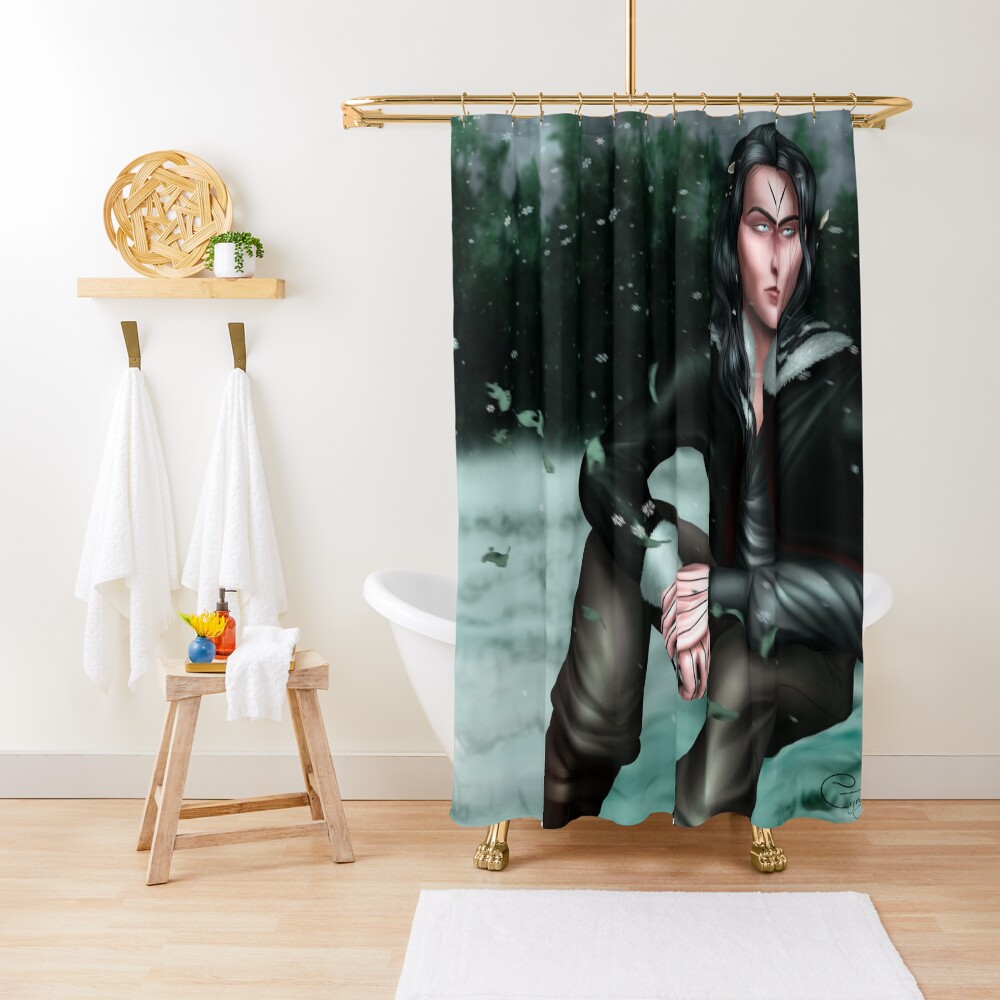 Malachiasz Czechowicz - Ruthless Gods Shower Curtain